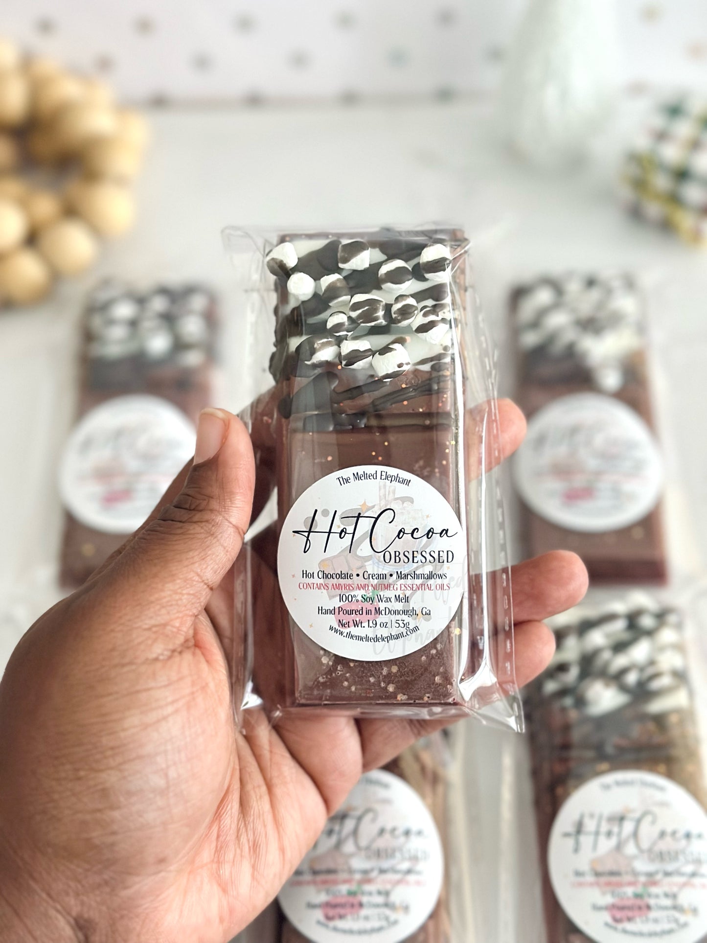 Hot Cocoa Obsessed Wax Melt Snap Bar