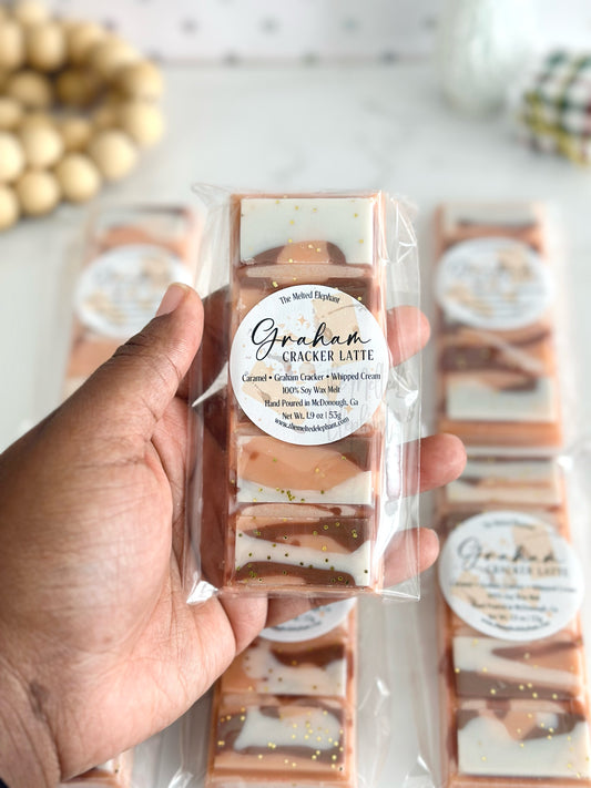 Graham Cracker Latte Wax Melt Snap Bar