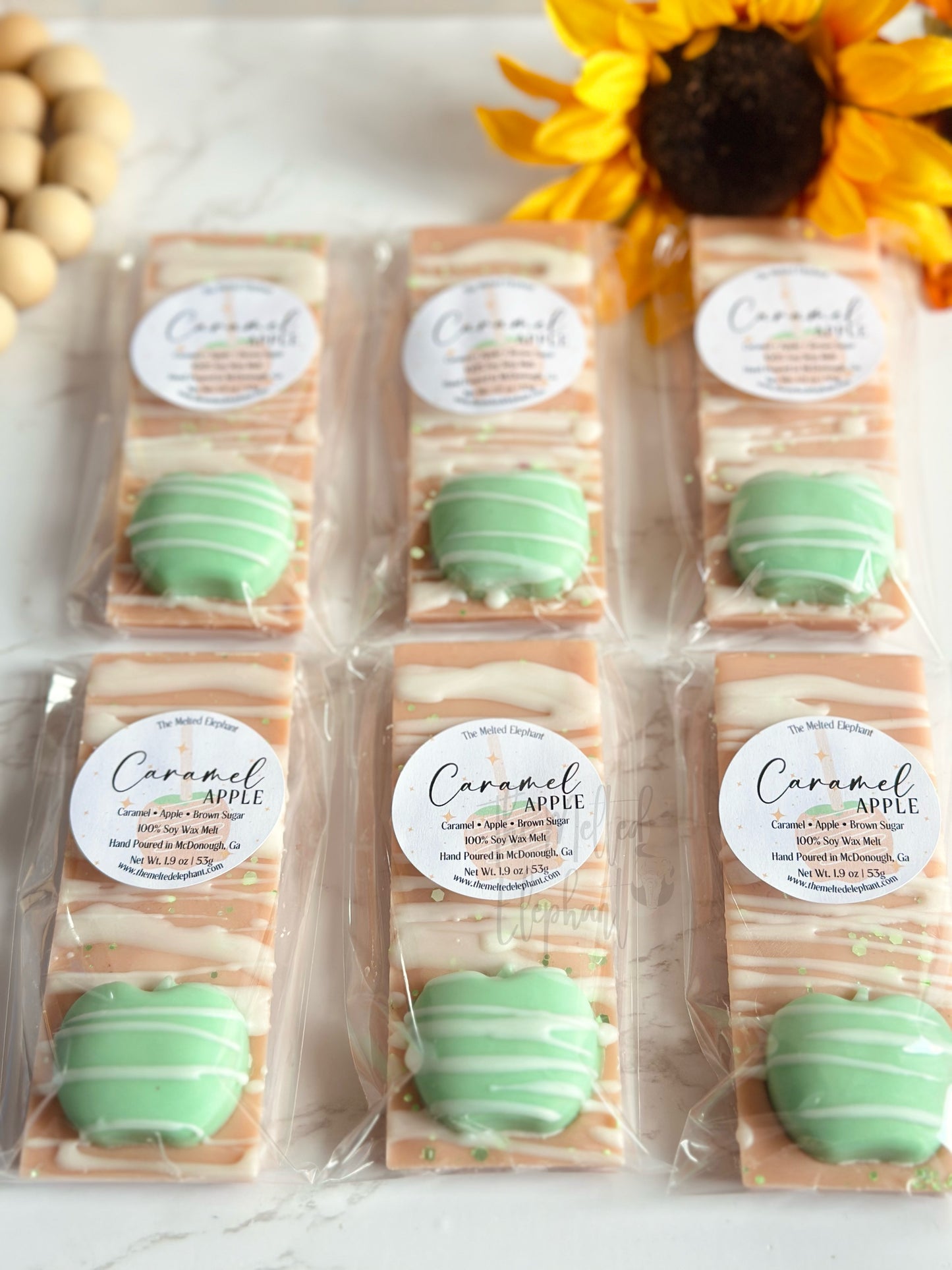 Caramel Apple Wax Melt Snap Bar