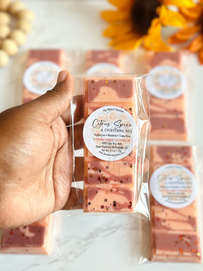 Citrus, Spice, and Everything Nice Wax Melt Snap Bar